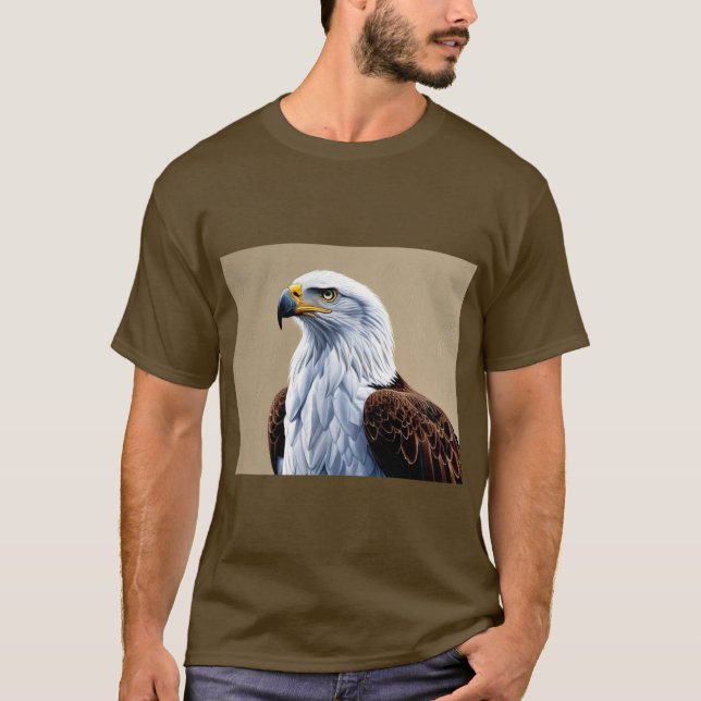 Camiseta de águila masculina: estilo de verano per (Anverso)
