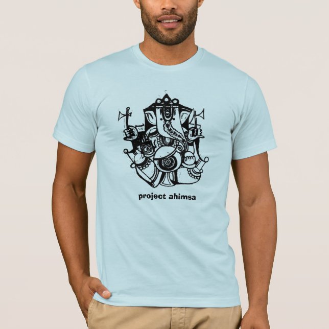Camiseta de Ahimsa del proyecto (Anverso)