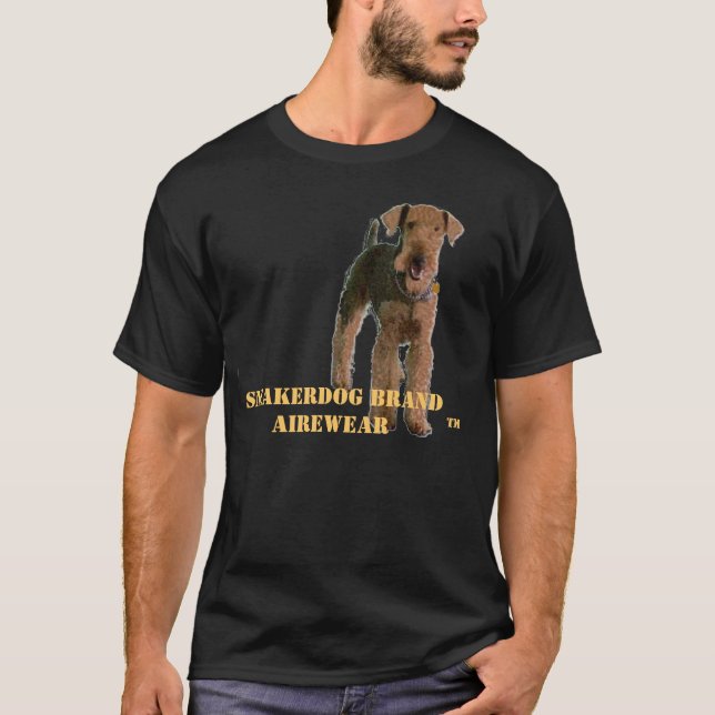 Camiseta de Airedale Terrier "Sneakerdog" (Anverso)