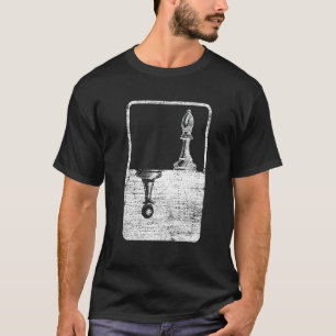 Camiseta de ajedrez - Che de la peón del obispo bl