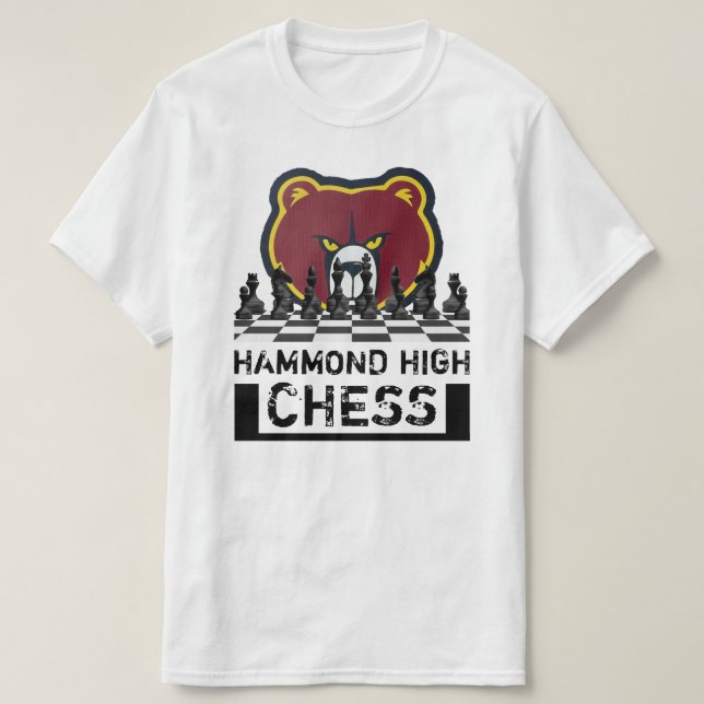Camiseta de ajedrez de HAMMOND HIGH (Diseño del anverso)