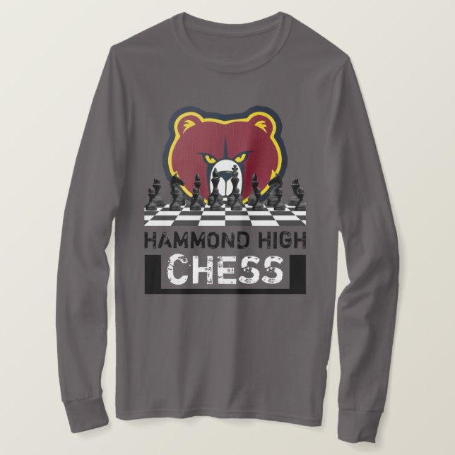 Camiseta de ajedrez de HAMMOND HIGH (Anverso del diseño)