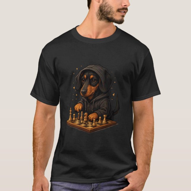 Camiseta de Ajedrez Divertido para Amante de Masco (Anverso)