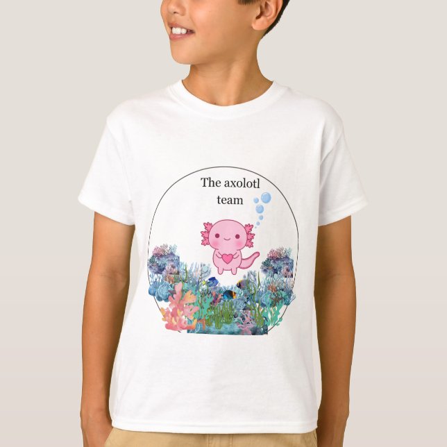 camiseta de ajolote 6 (Anverso)