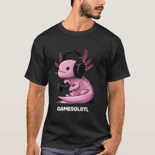 Camiseta de ajolote para jugadores, niños, ajolote