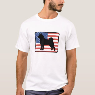 Camiseta de Akita del americano
