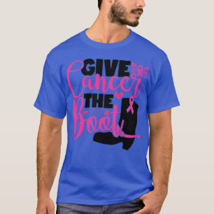 Camiseta Dé al cáncer la bota 12