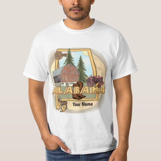 Camiseta de Alabama (Anverso)
