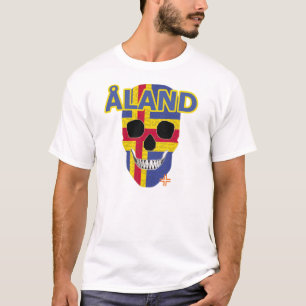 Camiseta de Åland   Handskull