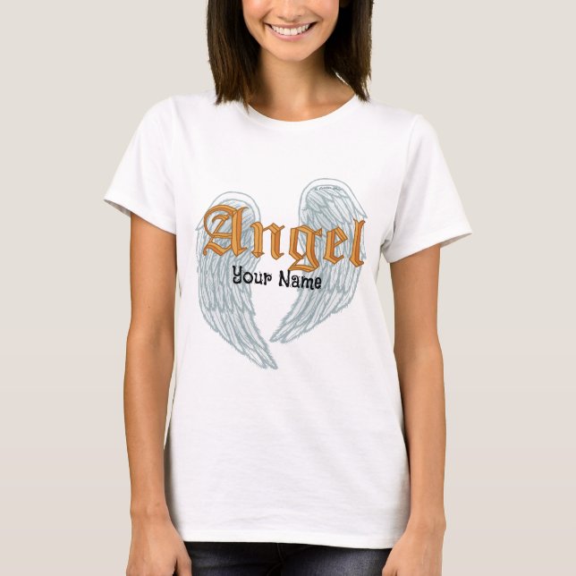 Camiseta de alas de ángel (Anverso)