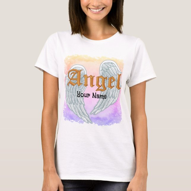 Camiseta de alas de ángel (Anverso)
