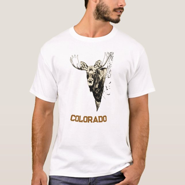 Camiseta de alce de Colorado  (Anverso)