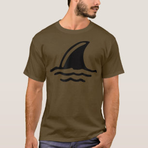 Camiseta de aleta de tiburón Guay para niños, homb
