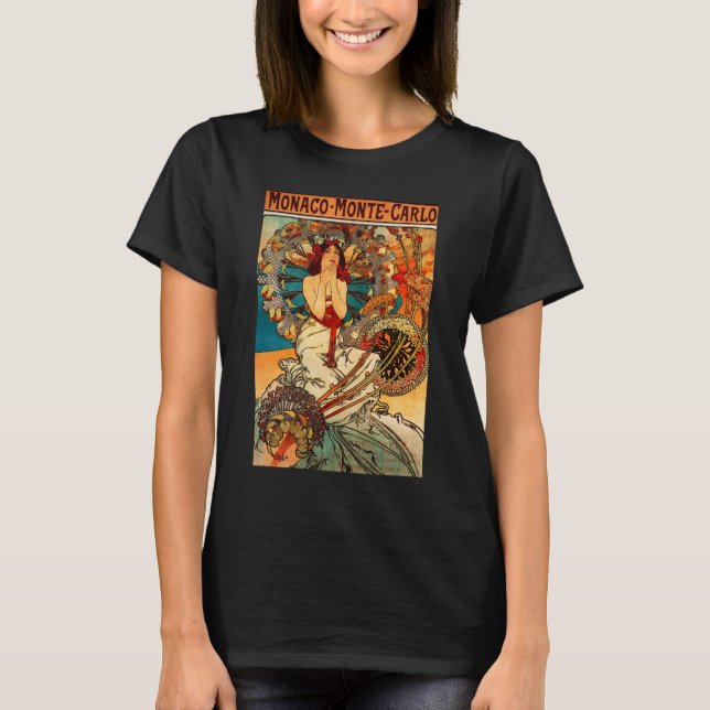 Camiseta de Alfonso Mucha Mónaco Monte Carlo (Anverso)