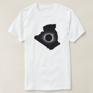 Camiseta de Algeria País Eclipse Solar Total 2027