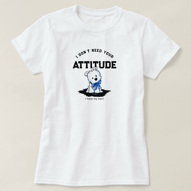 Camiseta de algodón 100% para bebé Westie Terrier (Diseño del anverso)