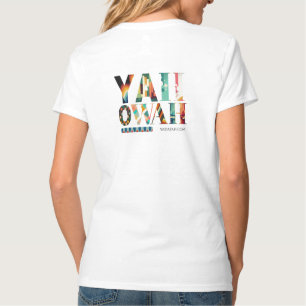 Camiseta de algodón de diseño de Yahowah para muje