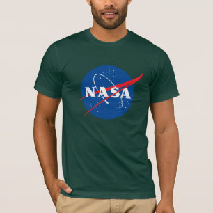 Camiseta de algodón de la Icónica NASA (Aurora Gre