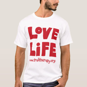 Camiseta de algodón (grande) de la vida del amor