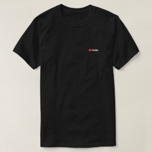 Camiseta de algodón negra minimalista con logotipo