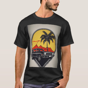 camiseta de algodón negro