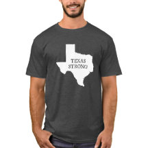 Camiseta de algodón para hombres fuertes de Texas