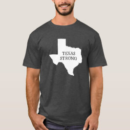 Camiseta de algodón para hombres fuertes de Texas