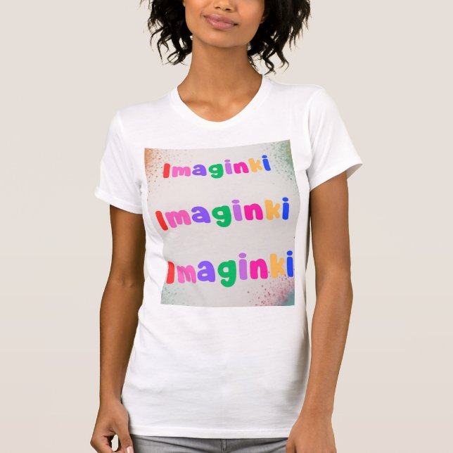 camiseta de algodón para mujer (Anverso)