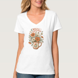 Camiseta de algodón silvestre sin filtrar Cottagec