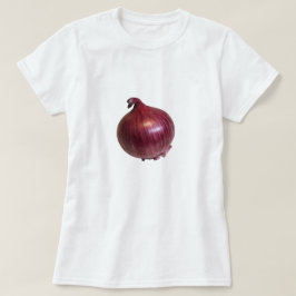 Camiseta de algodón You Can't Rush Onions en blanc