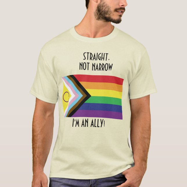 Camiseta de aliado para LGBTQ (Anverso)