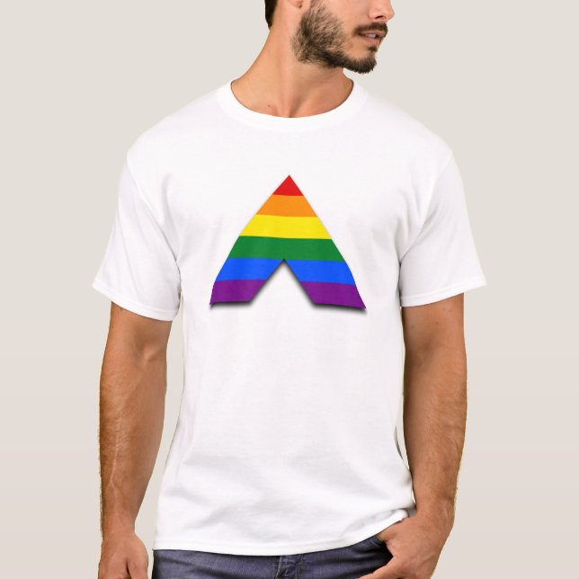 Camiseta de aliado recto LGBT (Anverso)