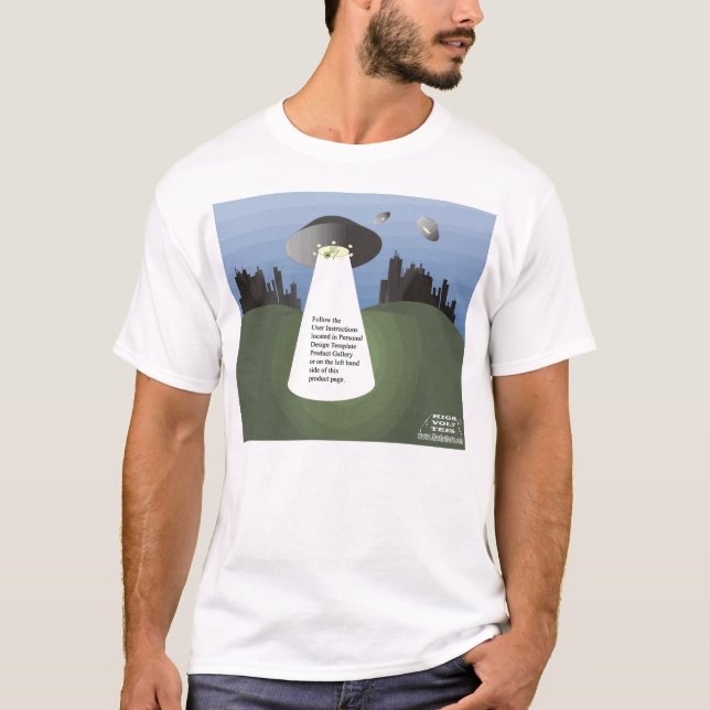 Camiseta de Alien_Abduction - plantilla personal (Anverso)