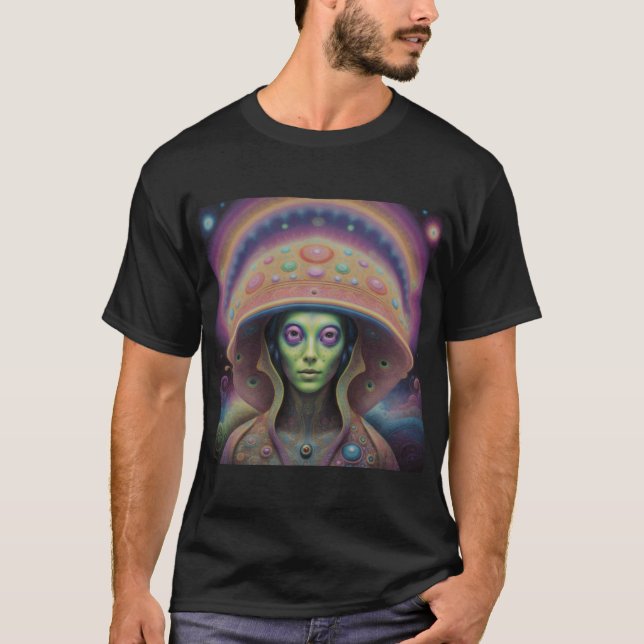Camiseta de Alien con Hongos (Anverso)