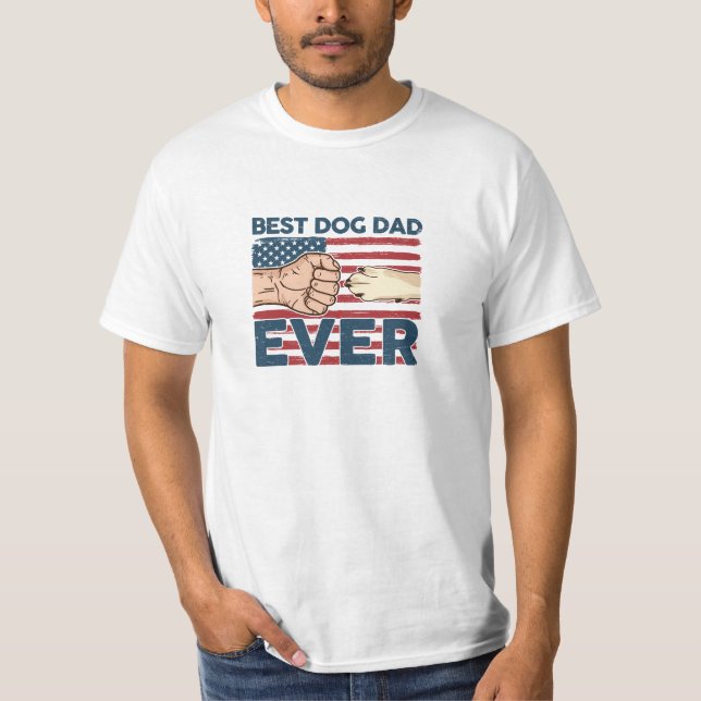 Camiseta de All American Dog Dad (Anverso)