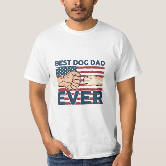 Camiseta de All American Dog Dad (Anverso)