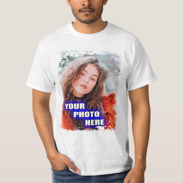 Camiseta de alta calidad personalizada de valor pa (Anverso)