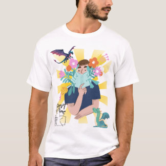 Camiseta de Amante de Beardie Introvertido – Dragó