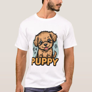 Camiseta de Amante de Cachorros Adorables | Regalo