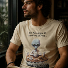 Camiseta de amante de café alienígena