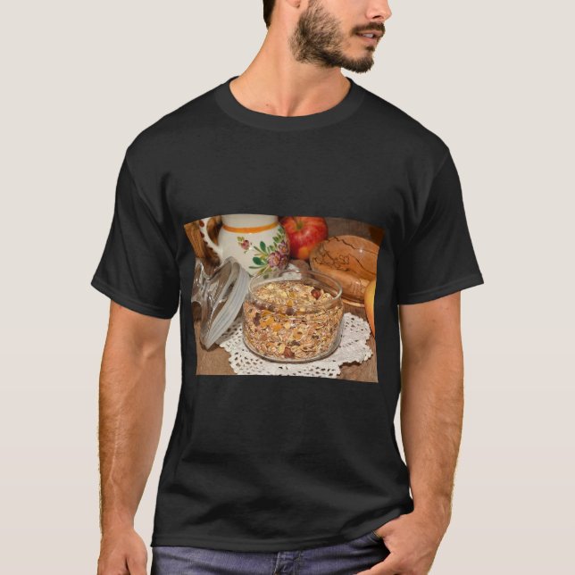 Camiseta de Amante de Cereal Saludable (Anverso)