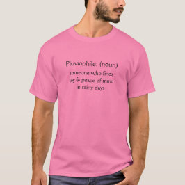 Camiseta de amante de día lluvioso