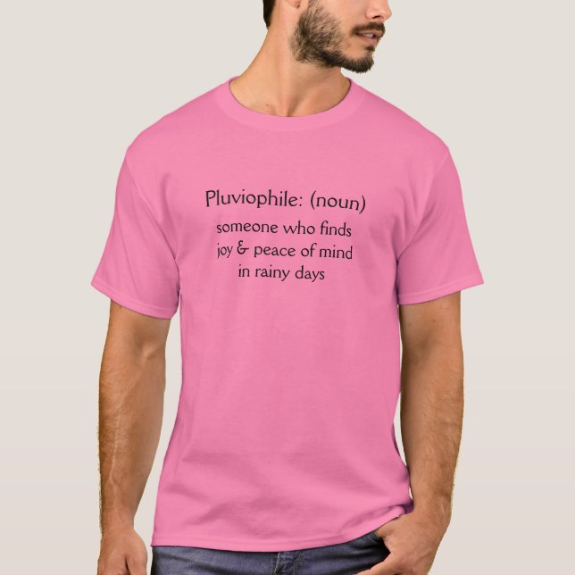 Camiseta de amante de día lluvioso (Anverso)
