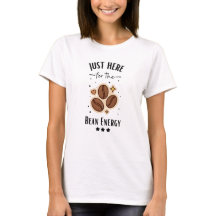 Camiseta de amante de granos de café lindos