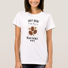 Camiseta de amante de granos de café lindos