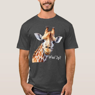 Camiseta de amante de jirafas divertida, ¿Qué pasa