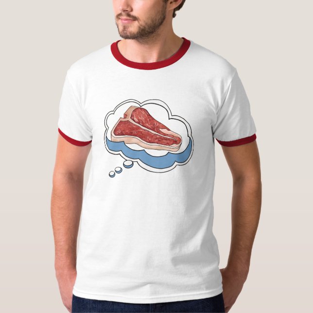 Camiseta de amante de la carne (Anverso)