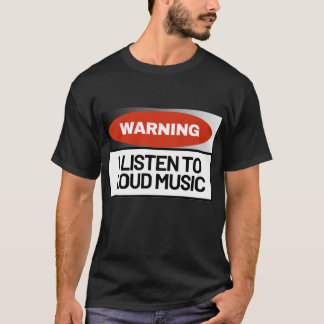 Camiseta de amante de la música alta