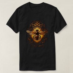 Camiseta de amante de la naturaleza abeja melífera