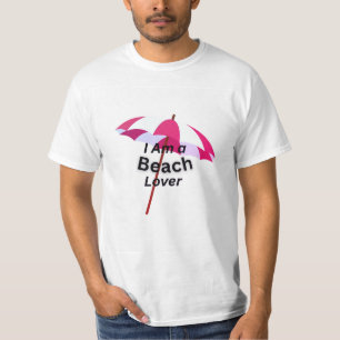 Camiseta de amante de la playa